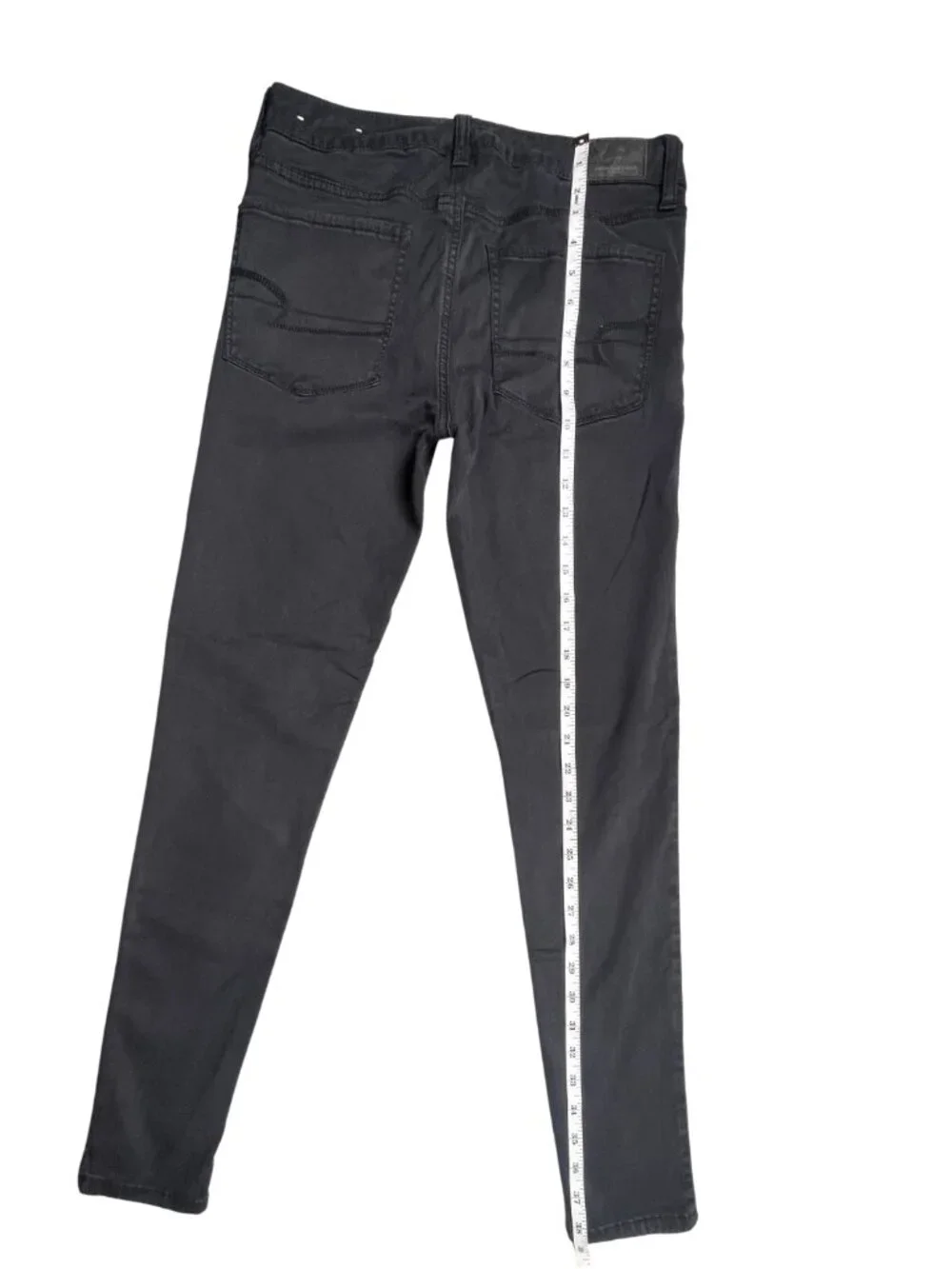 American Eagle Super Super Stretch X Hi-Rise Jegging Black Gray Size 6 Regular
